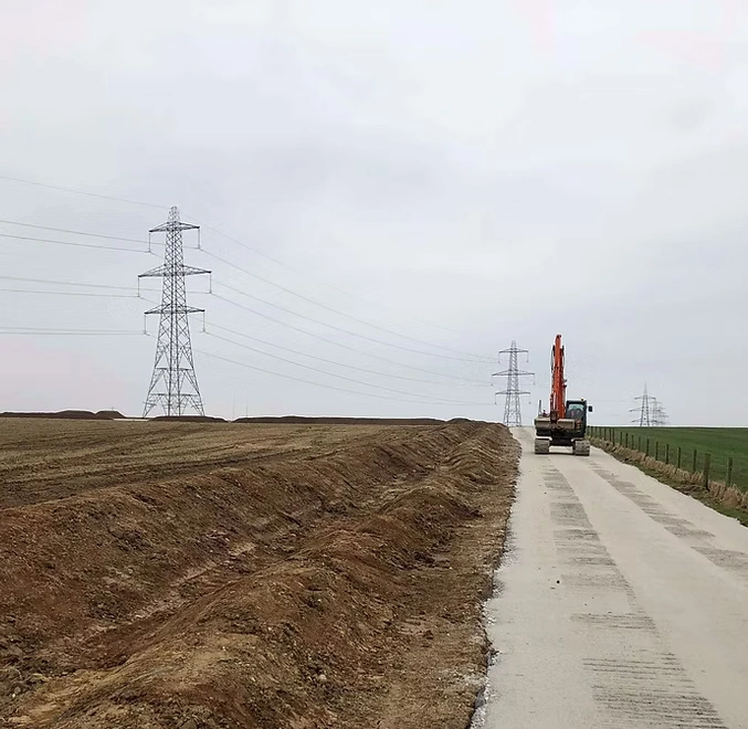 VW Haul roads / crane pads