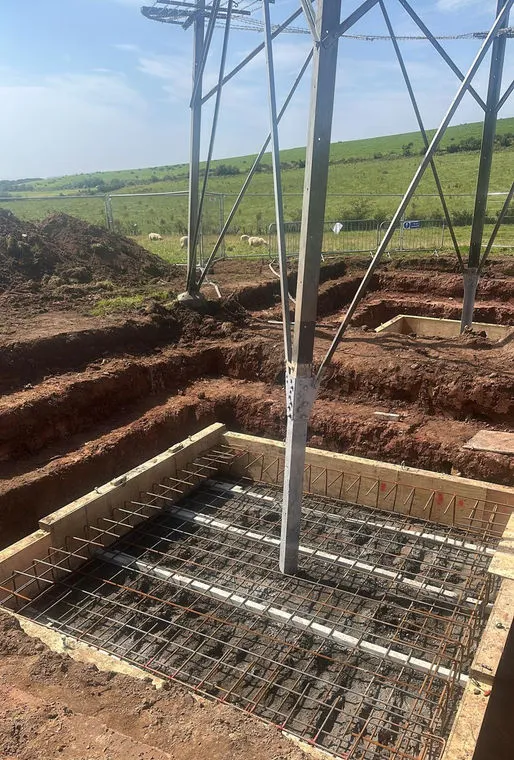 Transmission tower refurbishment